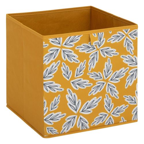 Lot De 2 Boites De Rangement Folia - L. 31 X L.31 X H. 31 Cm - Jaune