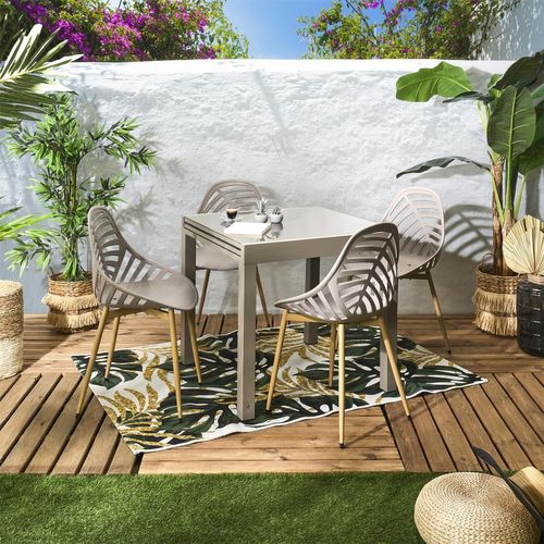 Table De Jardin Extensible Haria - Beige