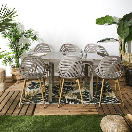 Table De Jardin Extensible Haria - Beige