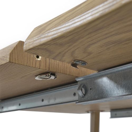 Table Extensible Avec Bords Biseautés Pour 6 à 8 Personnes Calypso - Beige