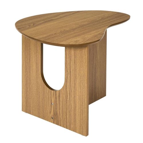 Table D'appoint Asymétrique En Bois Calypso - Beige