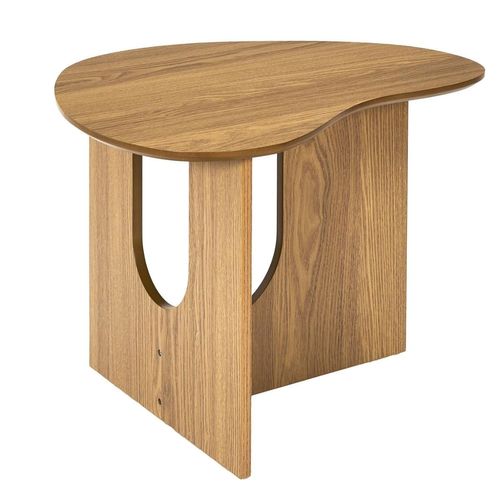 Table D'appoint Asymétrique En Bois Calypso - Beige