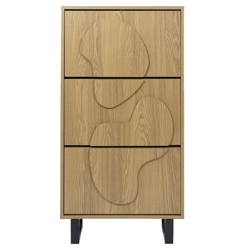 Meuble à Chaussure 3 Portes Calypso - Beige