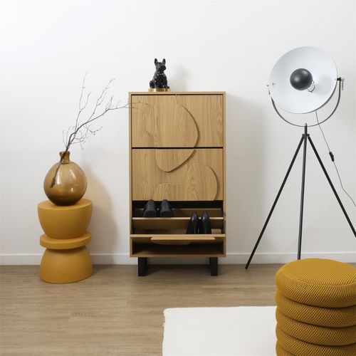 Meuble à Chaussure 3 Portes Calypso - Beige