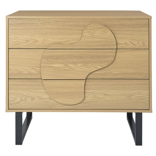 Commode 3 Tiroirs Calypso - Beige