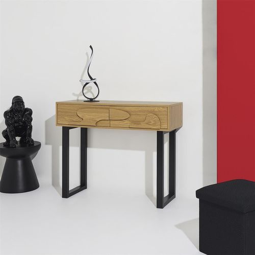 Console 2 Tiroirs Calypso - Beige