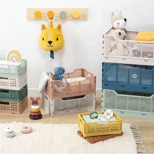 Lot De 2 Cagettes Pliables Foldy - Taille L - Céladon