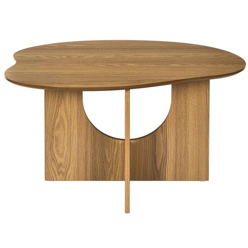 Table Basse Asymétrique En Bois Calypso - Beige