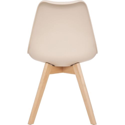 Lot De 4 Chaises Design Scandinave Baya - Beige
