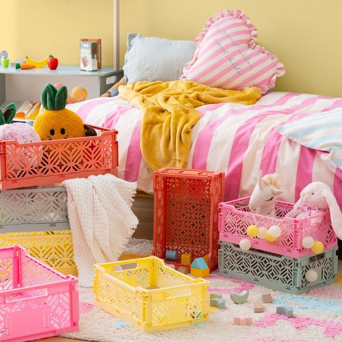 Parure De Lit Enfant Réversible à Rayures - 100% Coton 57 Fils/cm² - 140 X 200 Cm