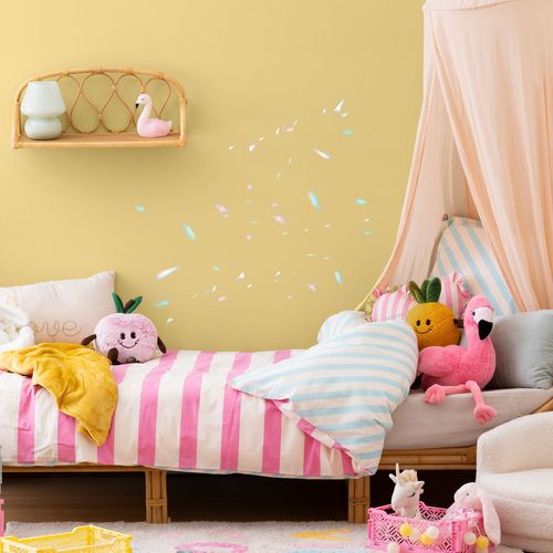 Parure De Lit Enfant Réversible à Rayures - 100% Coton 57 Fils/cm² - 140 X 200 Cm