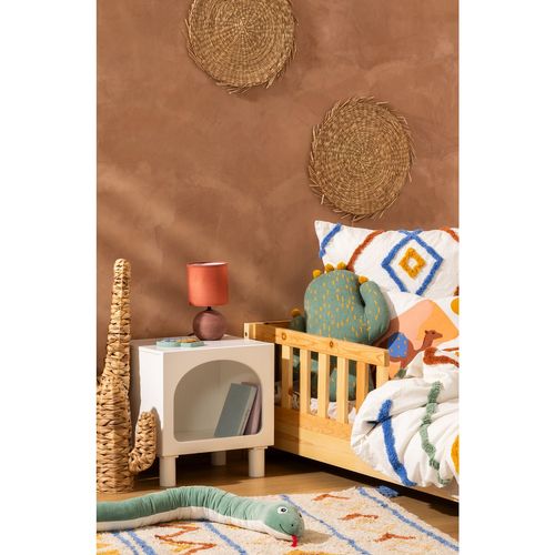 Parure De Lit Enfant Géométrique - 100% Coton Lavé Et Tufté - 140 X 200 Cm