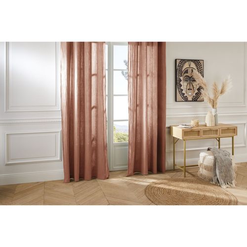 Rideau En Gaze De Coton Jamana - 130 X 260 Cm - Rose