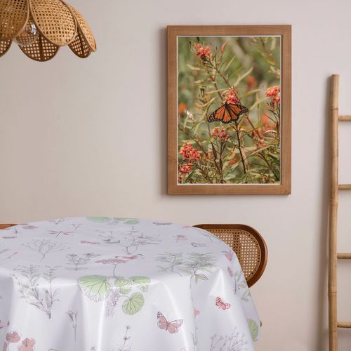 Nappe En Toile Cirée Ronde Priro - Diam. 150 Cm