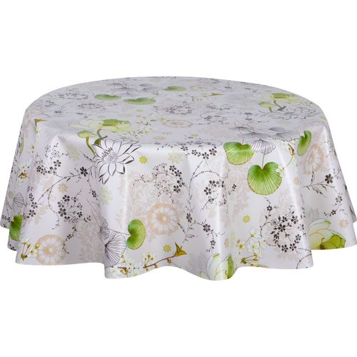 Nappe En Toile Cirée Ronde Palacia - Diam. 135 Cm