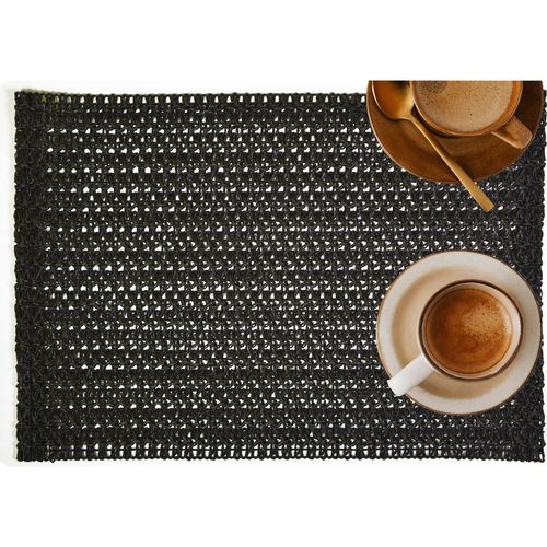 Lot De 2 Sets De Tables Rectangles En Jute Torsa - 31 X 45 Cm - Noir