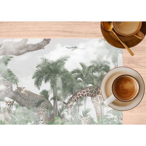 Lot De 2 Sets De Table Motifs Animaux Olwen - 28 X 43 Cm