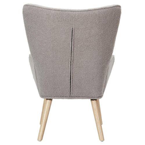 Fauteuil De Salon En Bouclette Rhea - Taupe