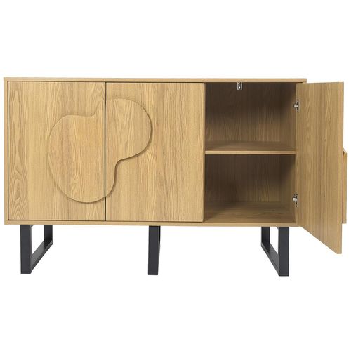 Buffet 3 Portes En Bois Calypso - Marron