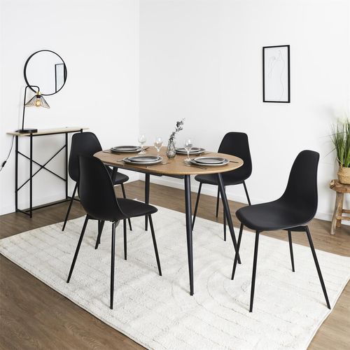 Lot De 6 Chaises Gustav - Noir