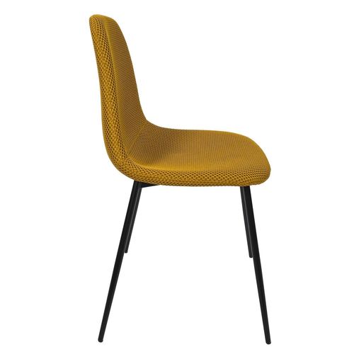 Lot De 4 Chaises Atome - Jaune