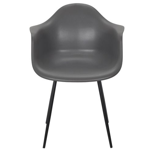 Lot De 4 Fauteuils Gustav - Gris Foncé