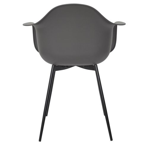 Lot De 4 Fauteuils Gustav - Gris Foncé