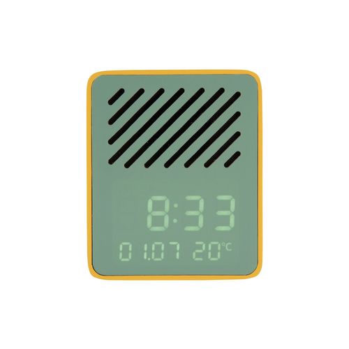 Réveil Haut-parleur Bluetooth Funky Vibes - Jaune Et Vert