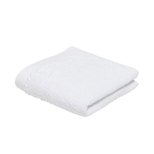 Serviette De Toilette - 100% Coton Bio - 50 X 90 Cm - Blanc Craie