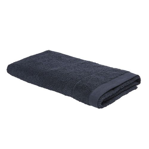 Drap De Bain - 100% Coton Bio - 70 X 130 Cm - Bleu Navy