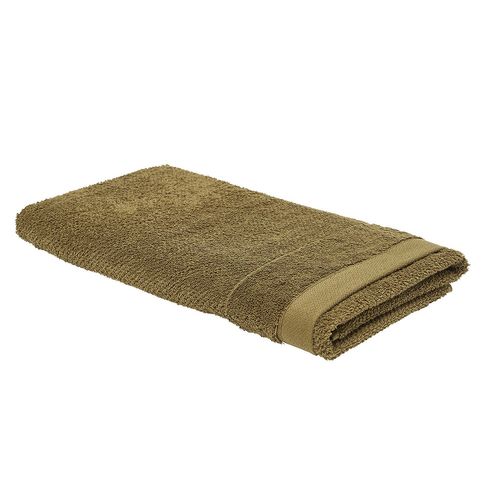 Drap De Bain - 100% Coton Bio - 70 X 130 Cm - Marron Bronze