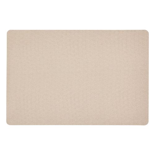 Lot De 6 Sets De Table Effet Tressé Ely - 49 X 33 Cm - Beige