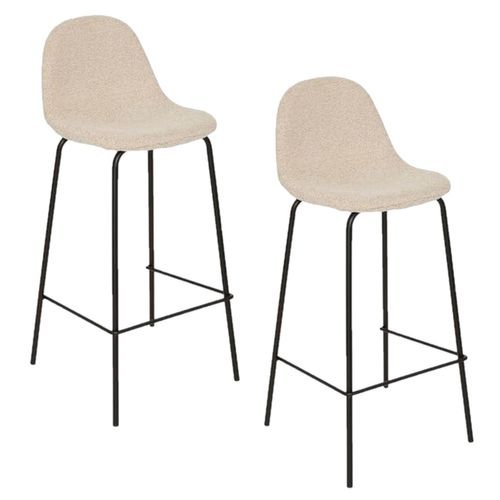 Lot De 2 Tabourets De Bar Vladi - Gris