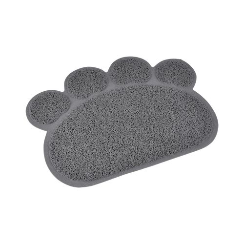 Tapis De Litière En Forme De Patte - Gris Anthracite