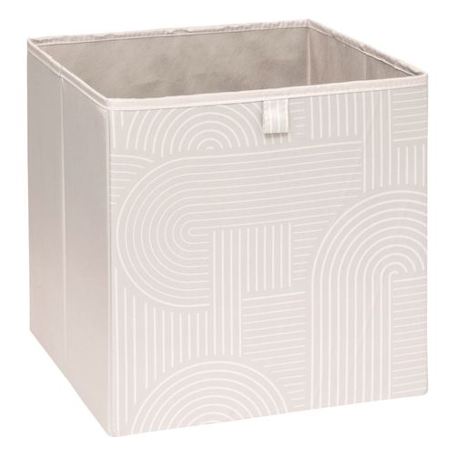 Lot De 6 Boîtes De Rangement Arche - L. 31 X L. 31 X H. 31 Cm - Beige