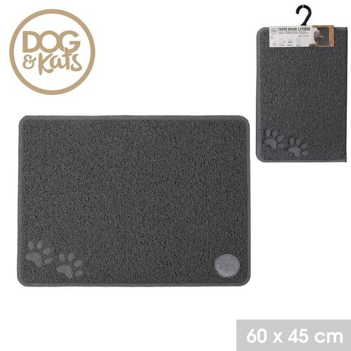 Tapis De Litière Antidérapant Et Anti-poussière Maya - Gris Foncé