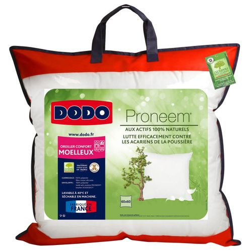 Oreiller Moelleux Antiacariens Proneem® Fibre Volupt'air® Dodo