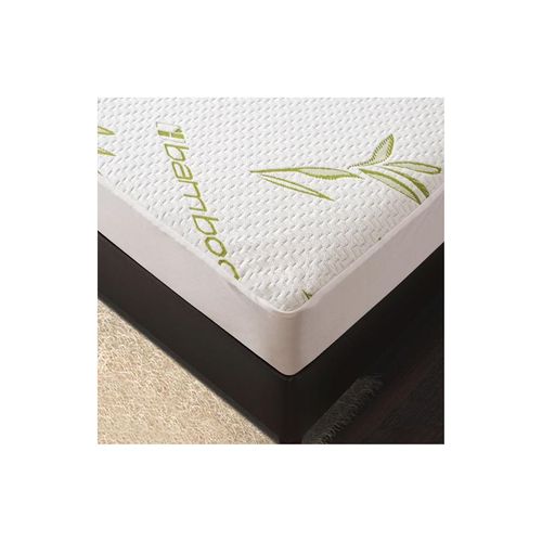 Protège Matelas "bambou" Imperméable 120 X 190 Cm Bonnet 35 Cm