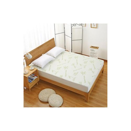 Lot De 2 Protège Oreiller "bambou" Imperméable 50 X 70 Cm