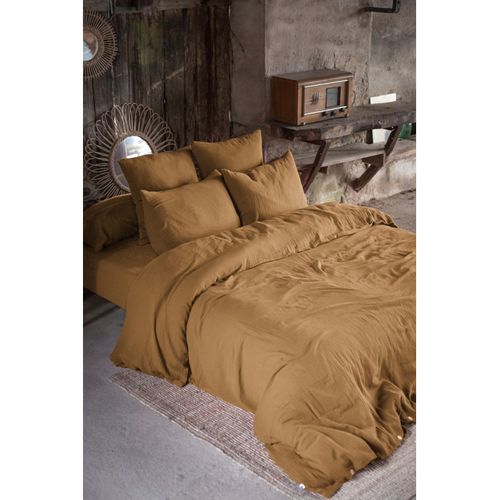 Housse De Couette "gaïa" Toutes Dimensions "gaze De Coton"