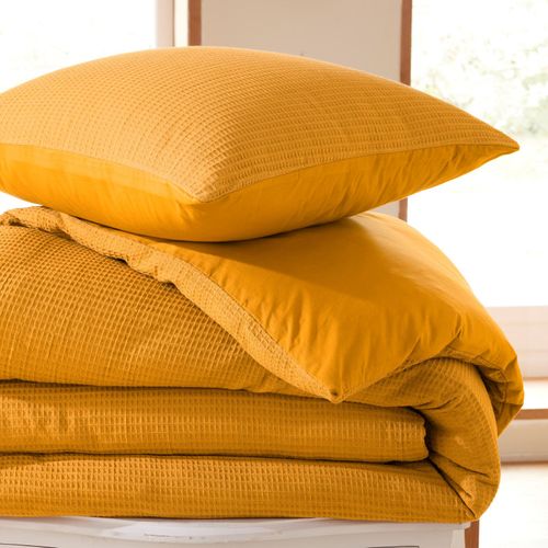 Parure De Couette "nid D'abeille" 240 X 220 Pour Lit 2 Places 140 à 160 Cm