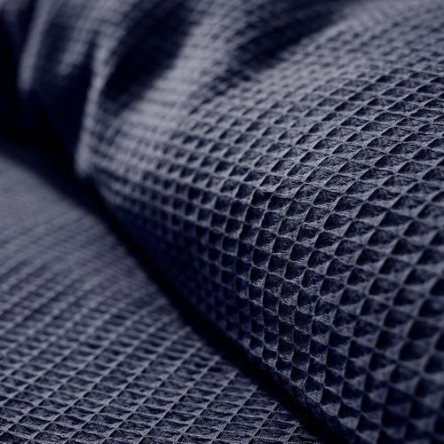 Parure De Couette "nid D'abeille" 140 X 200 Pour Lit 1 Place