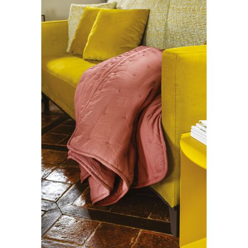 Plaid Matelassé Aspect Lavé-froissé "angkor"