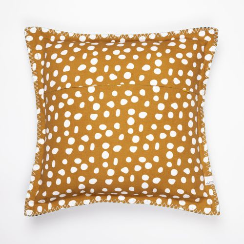 Coussin Déco Déhoussable Réversible Gamme "minots" 100% Coton