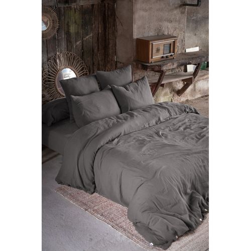 Parure De Draps 4 Pièces et 5 Pièces "gaïa" Gaze De Coton
