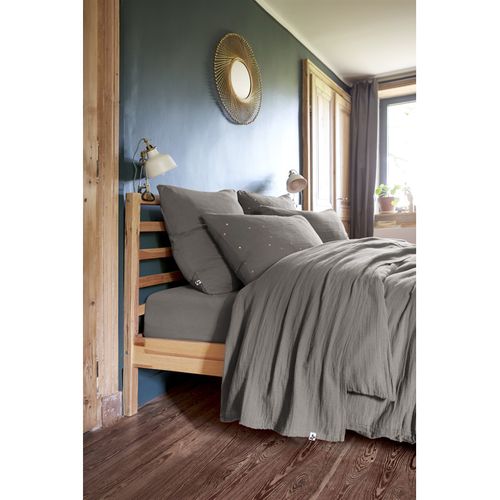 Parure De Draps 4 Pièces et 5 Pièces "gaïa" Gaze De Coton
