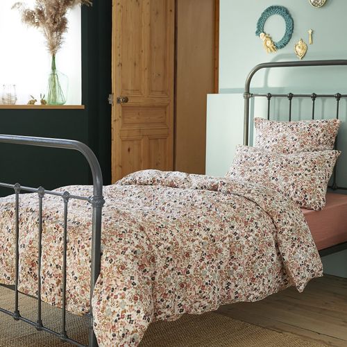 Housse De Couette "capucine" - 140x200 Cm - "gaze De Coton"