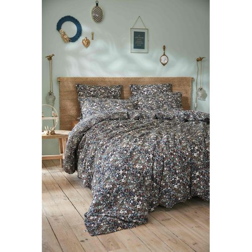 Housse De Couette "capucine" - 240x220 Cm - "gaze De Coton"