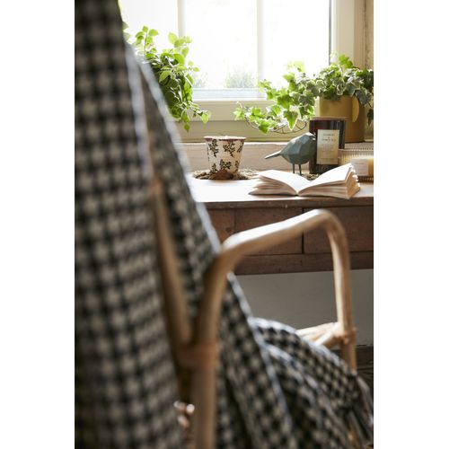 Plaid à Franges Tissé Teint "gaspard" - 130x160 Cm - L'effet Papillon