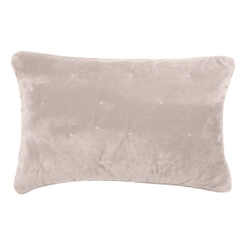 Housse De Coussin Velours - Finition Surpiqures "gipsy"